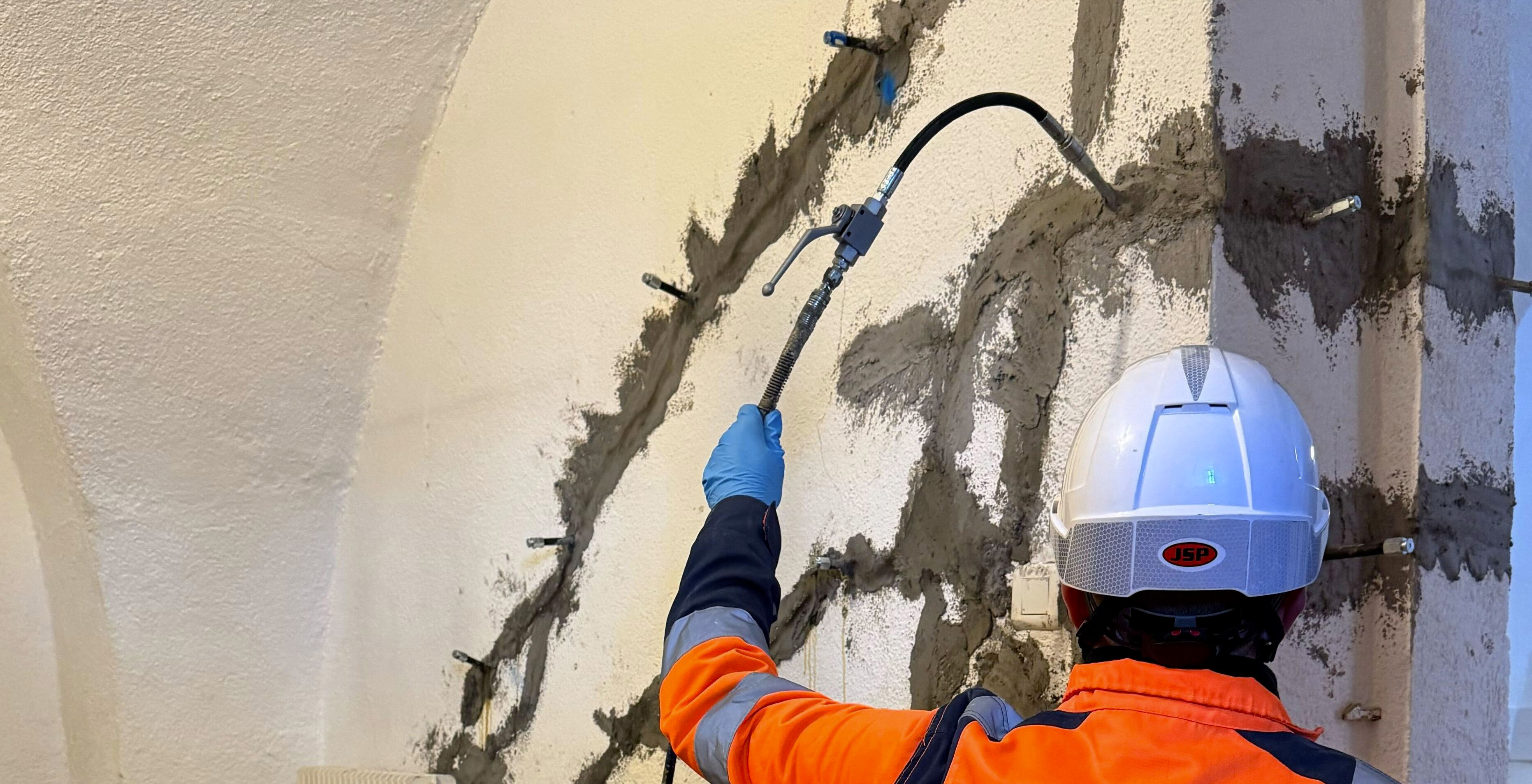 Travaux d'injection et de traitement de structure réalisés par STIR