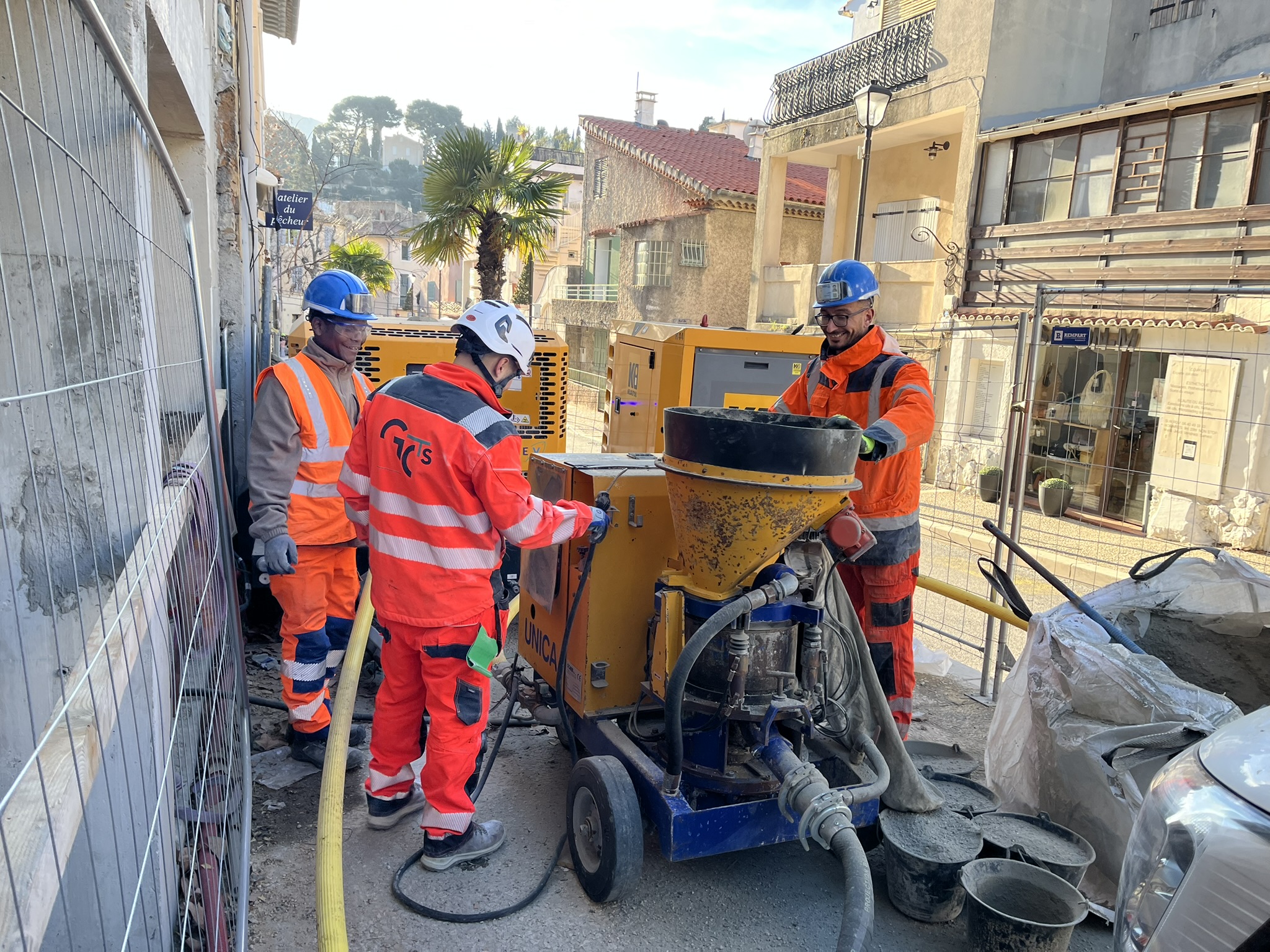 Réalisation Globe Constructions sur chantier d'ouvrage en béton et génie civil